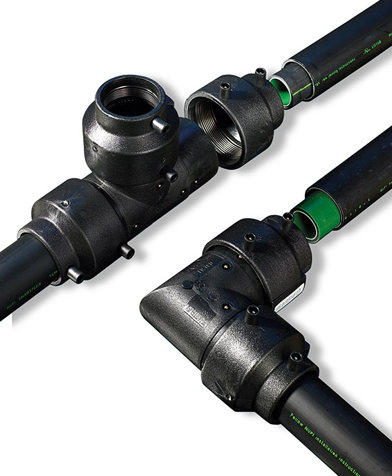 HDPE pipes for hydrocarbon transfer